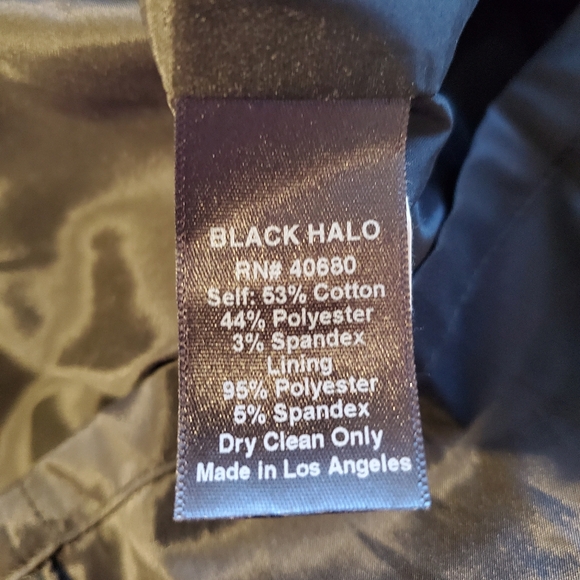 NEW Black Halo Dress Women 2 Jackie O Retro Blue Rose Stretch Cocktail Wedding S - Picture 9 of 14